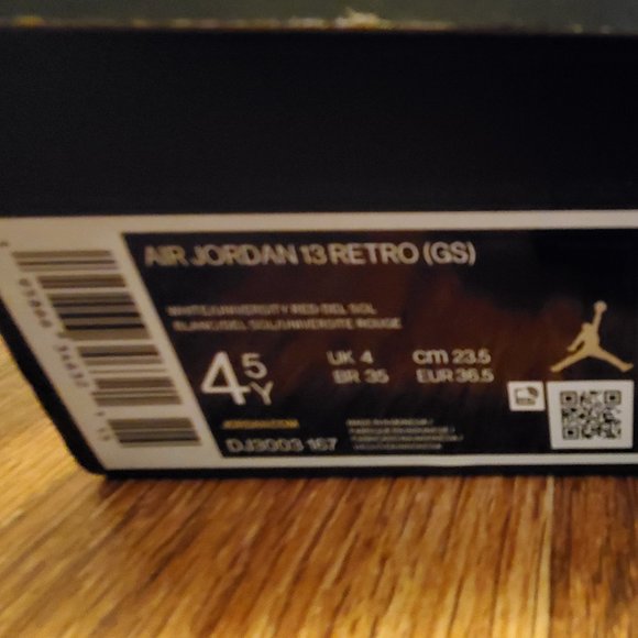 Air Jordan 13 Retro "Del Sol" - GS 4.5Y (Women US 6) - Picture 7 of 9